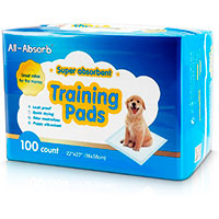 All-Absorb Super Absorbent Dog Training Pads.