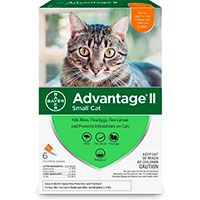Advantage II Flea Spot Treatment for Cats.
