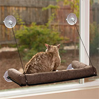 K&H Pet Products Deluxe Bolster Cat Window Perch.
