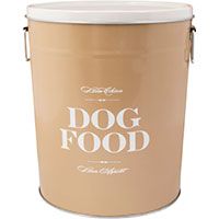 Harry Barker Taupe Bon Chien Dog Food Storage Container.