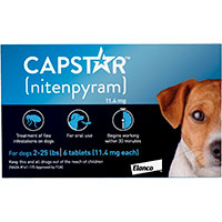 Capstar Flea Oral Treatment for Dogs.