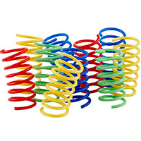 Frisco Colorful Springs Cat Toy, 10 count.