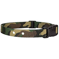 Country Brook Design Replacement Fence Receiver Dog Collar, Woodland Camo.
