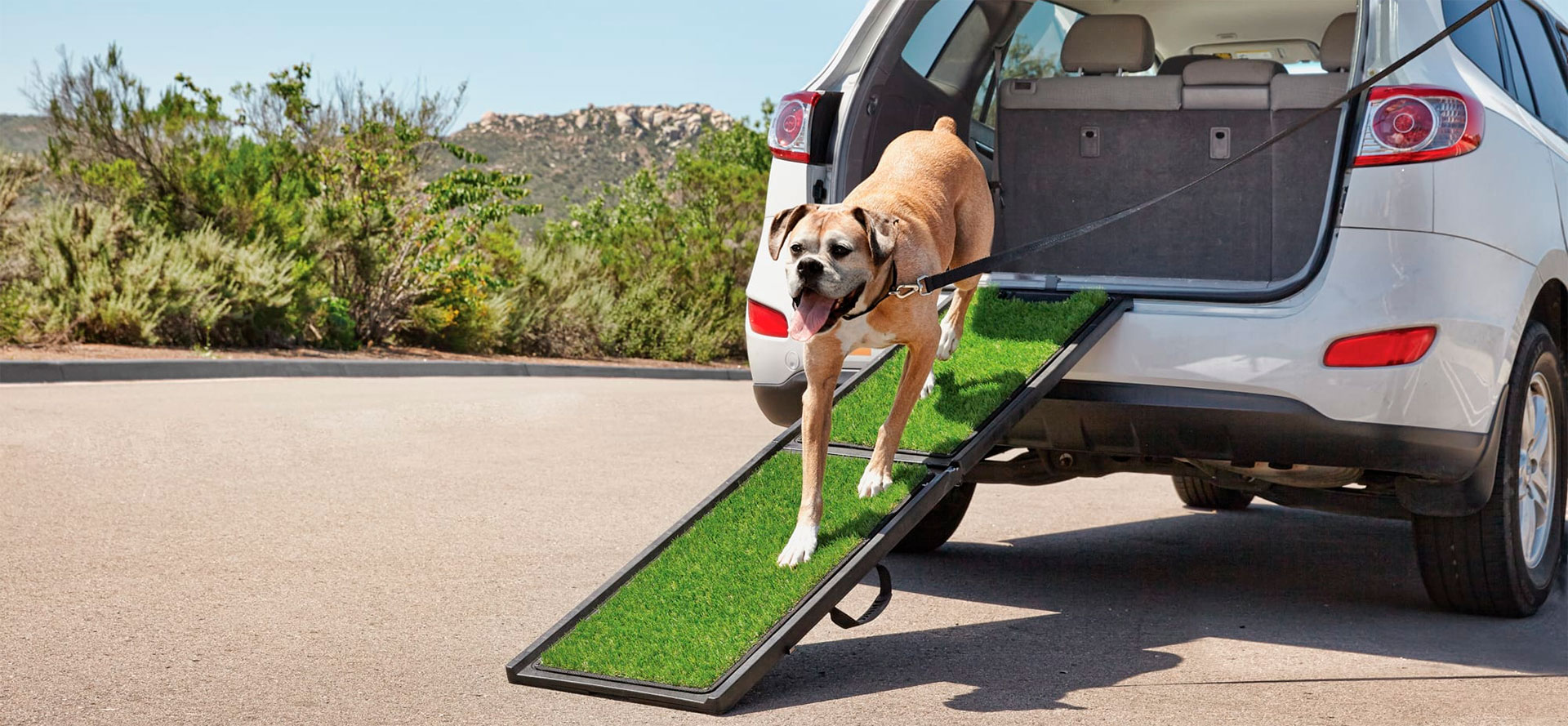 Telescopic Wooden Ramp Travel Use GYMAX Dog Pet Ramp 100 KG Capacity 98cm-166cm Non-slip Surface Portable Pets Step Stairs Ladder Perfect for Car 