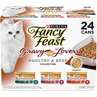 Fancy Feast Gravy Lovers Canned Cat Food.
