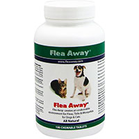 Flea Away Flea & Tick Oral Treatment for Dogs & Cats.