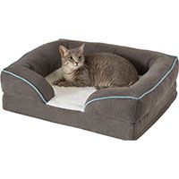 Frisco Plush Orthopedic Cat & Dog Bed.