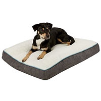 Frisco Plush Orthopedic Pillow Dog Bed w/Removable Cover.