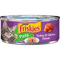 Friskies Classic Pate Canned Cat Food.