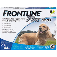 Frontline Plus Flea & Tick Treatment for Medium Dogs.