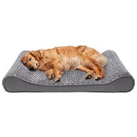 FurHaven Ultra Plush Luxe Lounger Orthopedic Cat & Dog Bed w/Removable Cover.