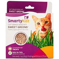 SmartyKat Sweet Greens Cat Grass Seed Kit.