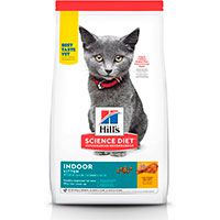 Hill's Science Diet Indoor Kitten Dry Cat Food.