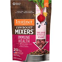 Instinct Freeze Dried Raw Boost Mixers Dog Food.