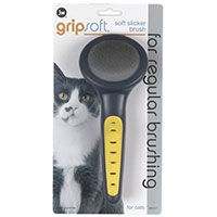 JW Pet Gripsoft Cat Slicker Brush.
