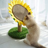 Sunflower Cat Scratching Post