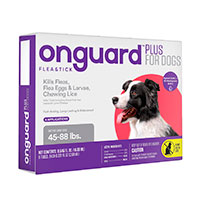 Onguard Plus Flea & Tick Treatment for Dogs.