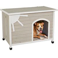 MidWest Eillo Folding Outdoor Wood Dog House.