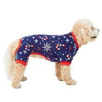 Frisco Snowy Nights Dog Cozy Polar Fleece PJs.