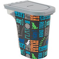 Paw Prints Pet Food Storage Container.