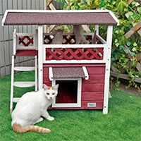 Petsfit Outdoor Cat House.