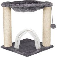 TRIXIE Plush Cat Scratching Post With Hammock.