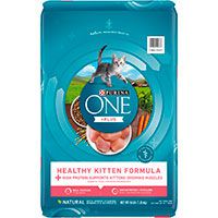 Purina ONE Healthy Kitten Formula Dry Cat Food.