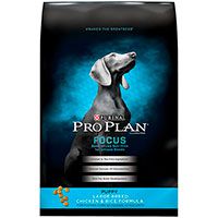 Purina Pro Plan Puppy Large Breed Chicken & Rice Formula with Purina Pro Plan Puppy Large Breed Dry Dog Food.
