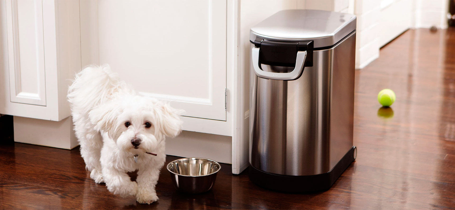 Reusable Dog Food Container.