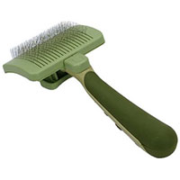 Safari Self-Cleaning Slicker Brush for Cats.