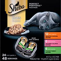 Sheba Grain-Free Multipack Cat Food Trays.