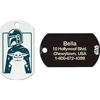 Quick-Tag Star Wars StormTrooper Military Personalized Dog & Cat ID Tag.