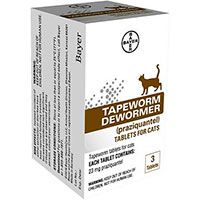 Bayer Tapeworm Cat De-Wormer.