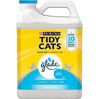 Scented non-clumping clay cat litter.