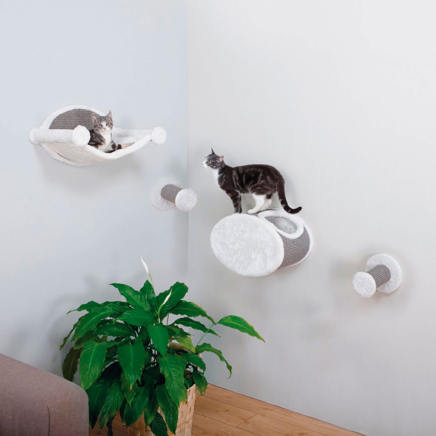 Lounger Wall Mounted Cat Shelves.