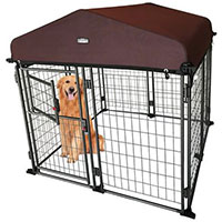 Two By Two Dog Kennel, Black Diamond, 48-in.