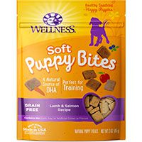Wellness Soft Puppy Bites Grain-Free Dog Treats.