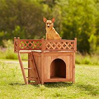 Merry Products Wood Dog & Cat House.