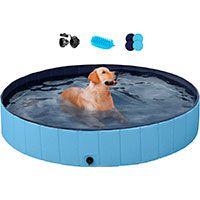 Yaheetech Foldable PVC Dog & Cat Swimming Pool
